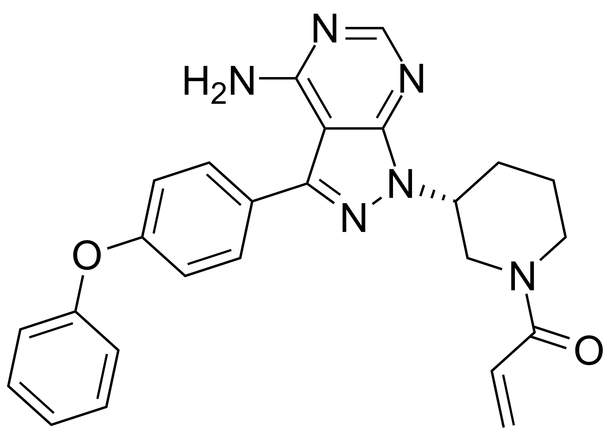 Ibrutinib 2D structure 