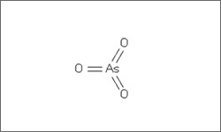 Diagram of the molecular structure of Arsenic trioxide