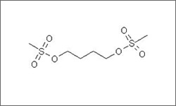Diagram of the molecular structure of Busulfan