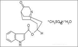 Diagram of the molecular structure of Dolasetron