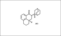 Diagram of the molecular structure of Palonosetron