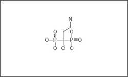 Diagram of the molecular structure of Pamidronate