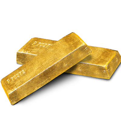 Two gold bars