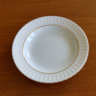 Empty porecelain dish