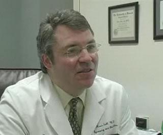 Dr. Kevin Ault in his office
